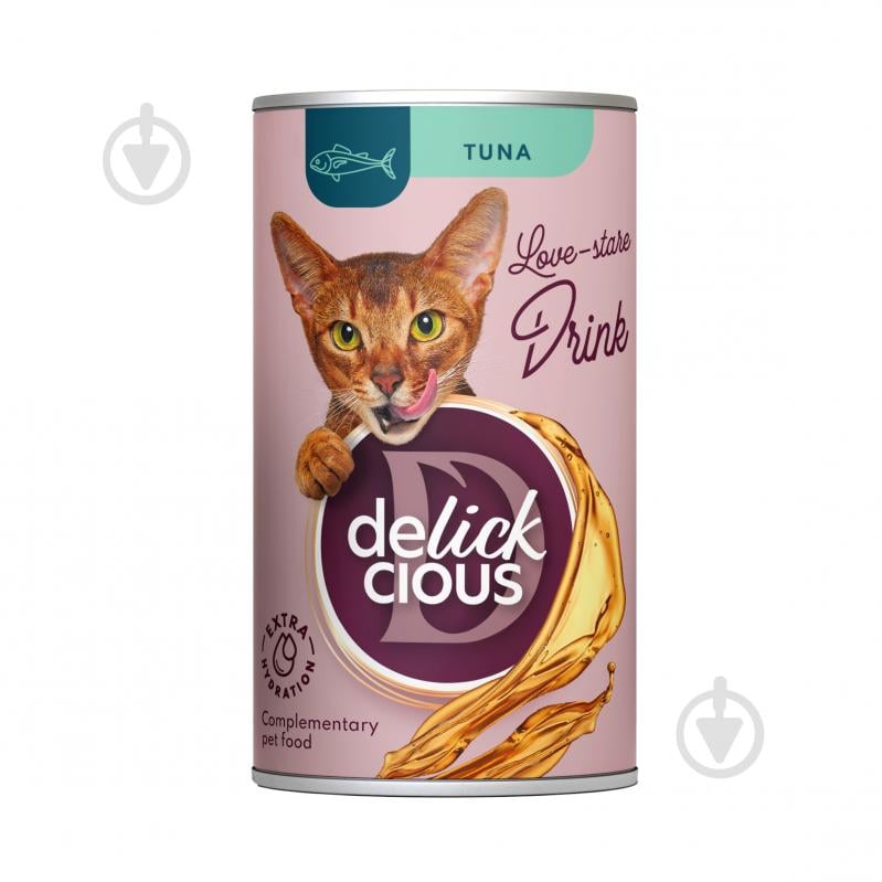 Консерва DELICKCIOUS Напиток с тунцом 140 г - фото 1 Консерва DELICKCIOUS Напиток с тунцом 140 г - фото 1