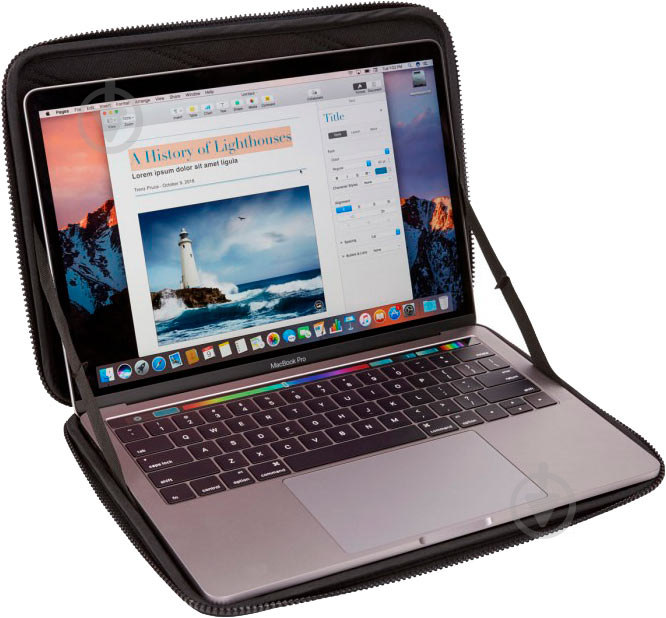 Сумка для ноутбука Thule Gauntlet MacBook Sleeve 13" black (3203971) - фото 6