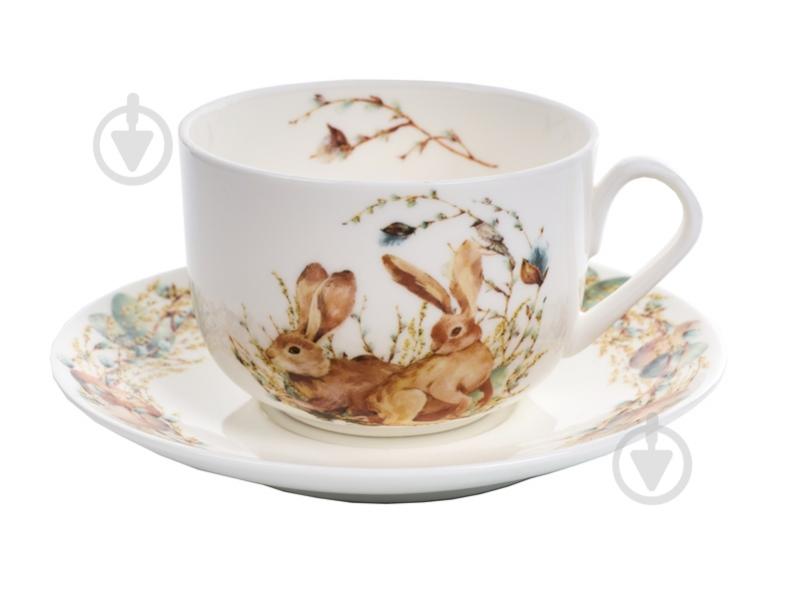 Чашка с блюдцем Lefard Easter time 280 мл 985-220 - фото 1