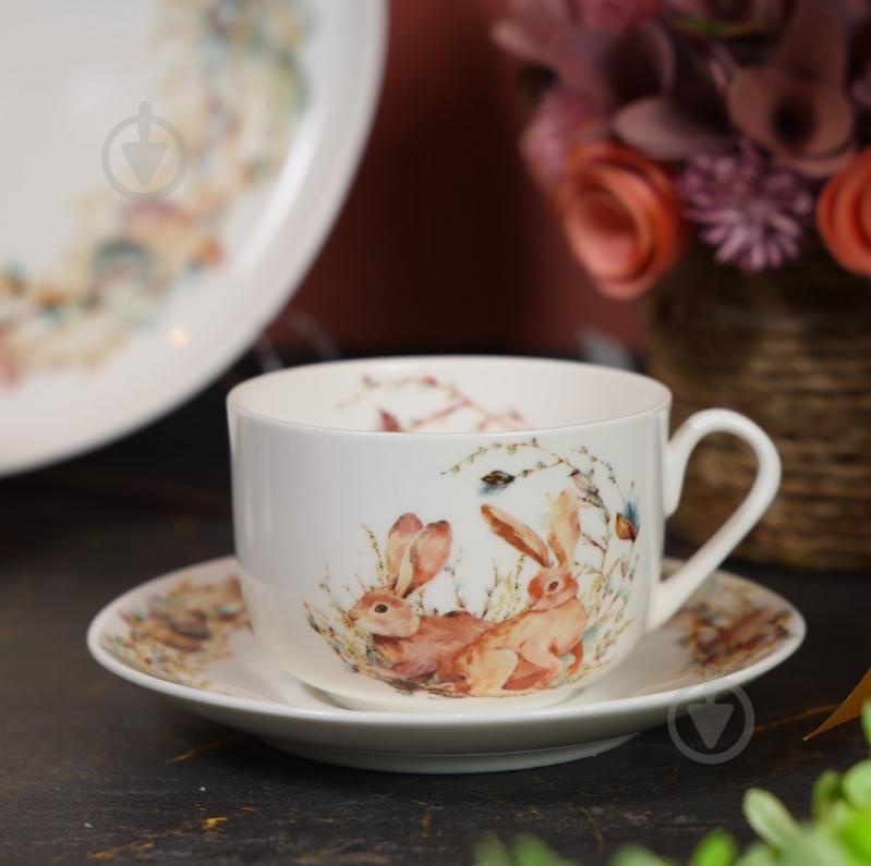 Чашка з блюдцем Lefard Easter time 280 мл 985-220 - фото 2 Чашка з блюдцем Lefard Easter time 280 мл 985-220 - фото 2
