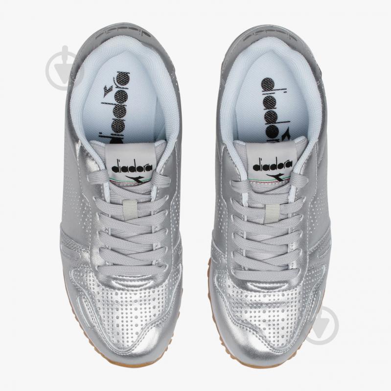 Кроссовки женские демисезонные Diadora TITANWNMETALLIC 501.17482390001 р.39 серебряные - фото 5