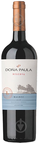 Вино Dona Paula RESERVA Malbec красное сухое 11-14.5% 0,75 л - фото 1