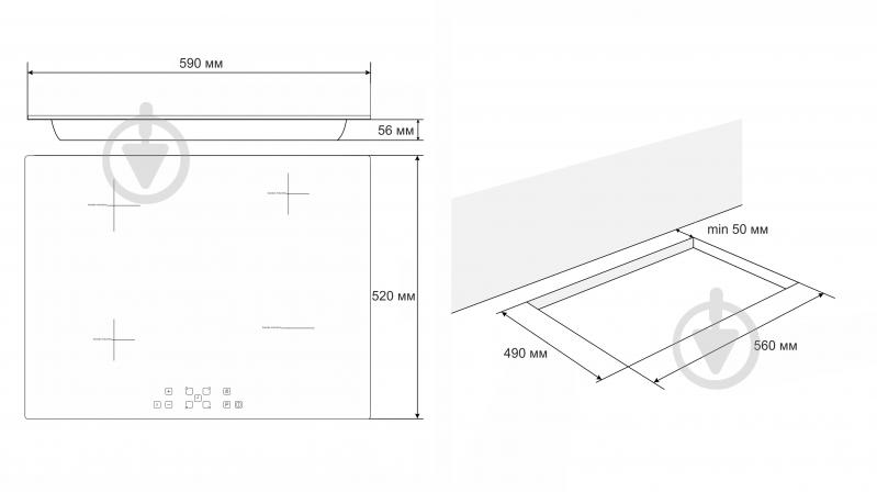 Варочная поверхность индукционная Eleyus ALFA 60 BL I - фото 10