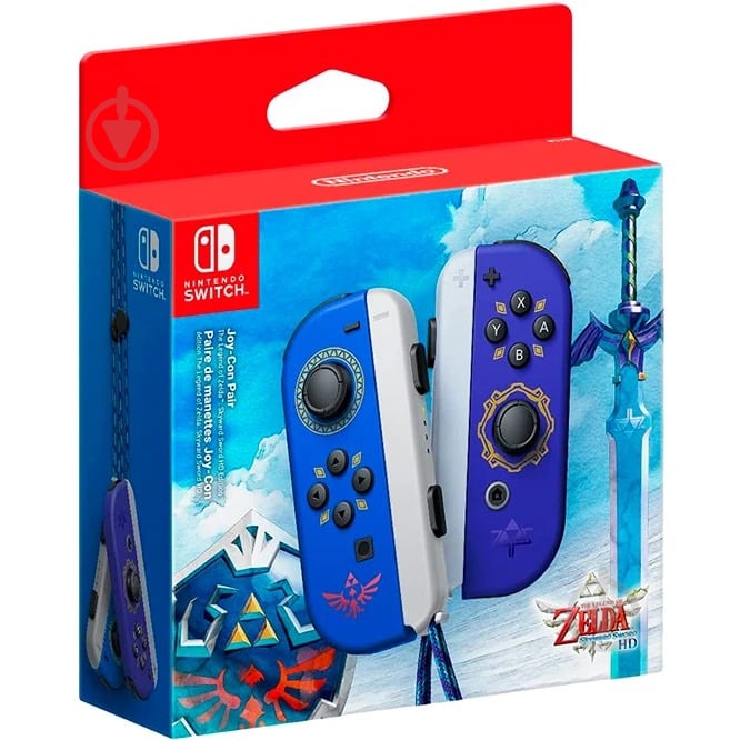 Набор NINTENDO NS Joy-Con The Legend of Zelda: Skyward Sword 2 шт blue - фото 4