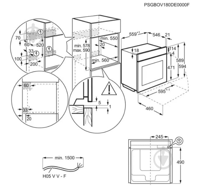 Духова шафа AEG NBR7P731ST - фото 8