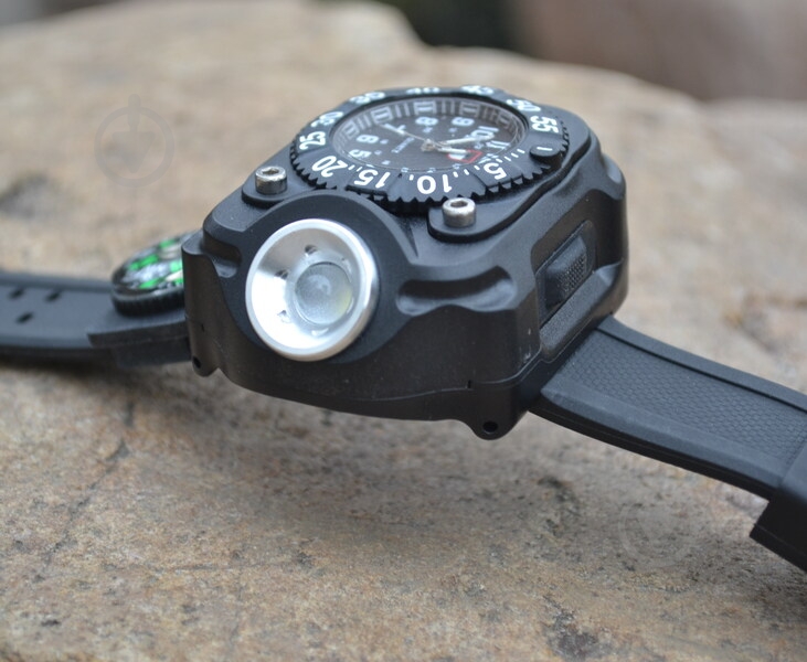 Годинник тактичний чоловічий FlashLight з компасом BESTA - фото 7 Годинник тактичний чоловічий FlashLight з компасом BESTA - фото 7