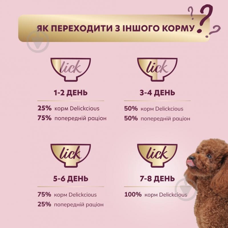 Корм влажный DELICKCIOUS «Полоски с индейкой и творогом в крем-супе». 85 г - фото 2