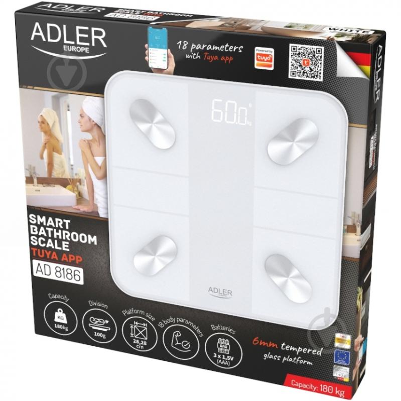 Весы напольные Adler AD8186W - фото 3