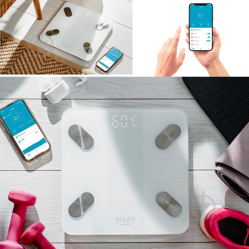 Весы напольные Adler AD8186W - фото 5