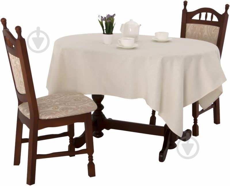 Скатертина Mallow light beige 140x180 см бежевий La Nuit - фото 1 Скатертина Mallow light beige 140x180 см бежевий La Nuit - фото 1