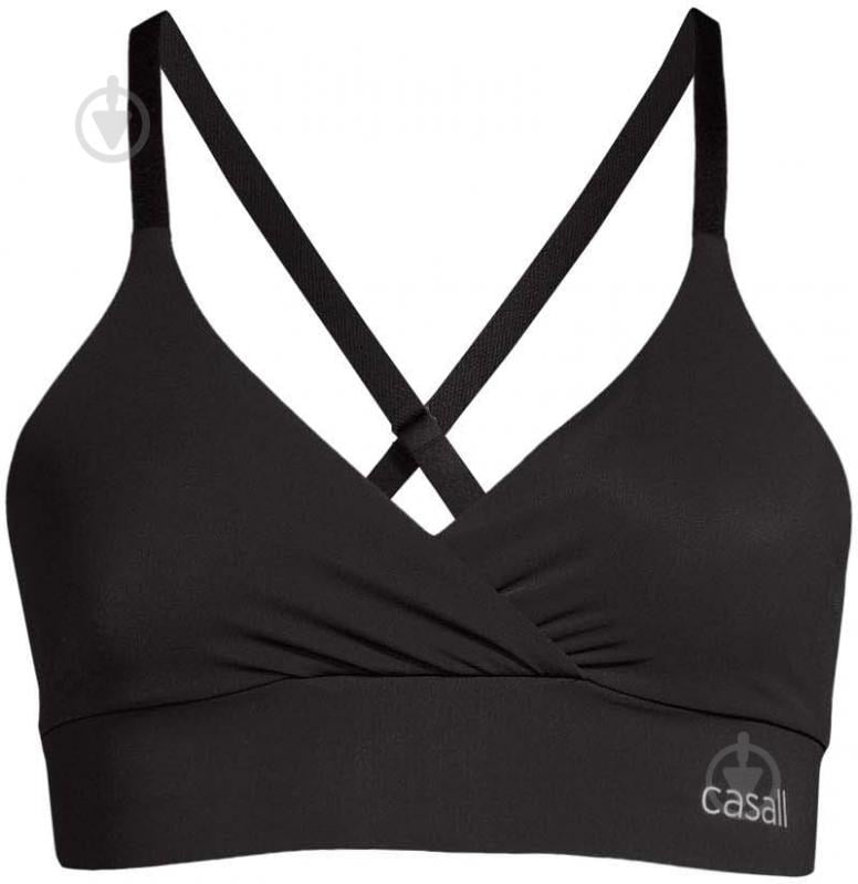 Бра Casall WRAP SPORTS BRA 22982901 р.L черный - фото 1