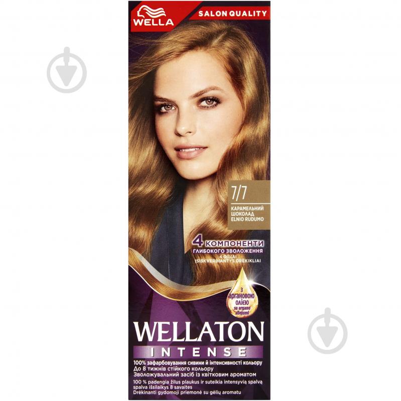 Краска для волос Wella Wellaton 7/7 Карамельный 110 мл - фото 1