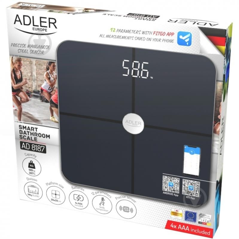 Весы напольные Adler AD8187B - фото 3