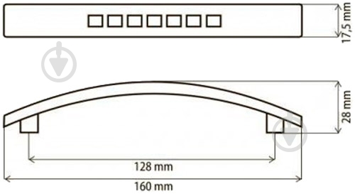 Мебельная ручка скоба DC C434 G2 128 мм хром - фото 2 Мебельная ручка скоба DC C434 G2 128 мм хром - фото 2