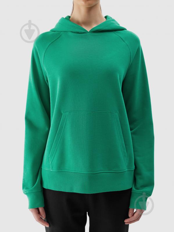 Джемпер 4F SWEATSHIRT F0955 / BLUZA F0955 4FWSS24TSWSF0955-41S р.XS зеленый - фото 5