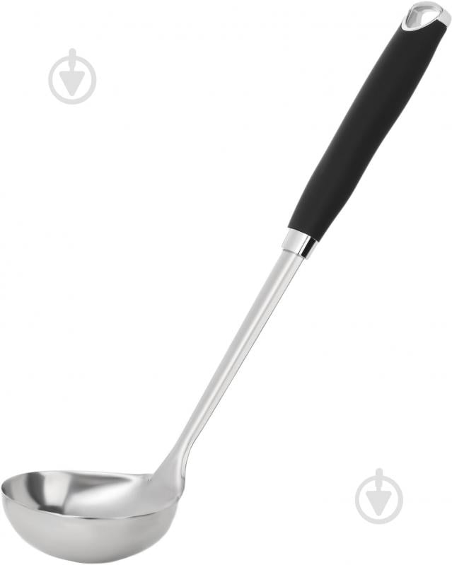 Половник Ardesto Gemini 31,5 см черный с нержавеющей сталью AR2121SB - фото 1