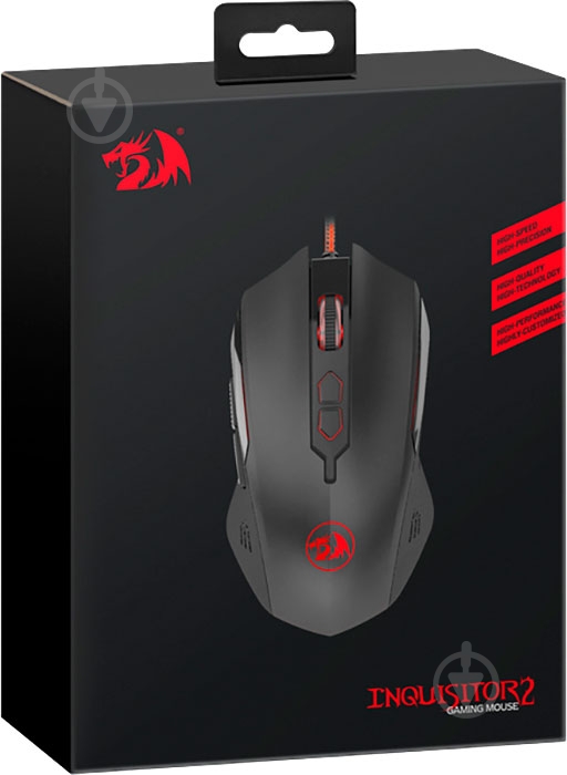 Мышь Redragon Inquisitor 2 Black 77636 - фото 6 Мышь Redragon Inquisitor 2 Black 77636 - фото 6
