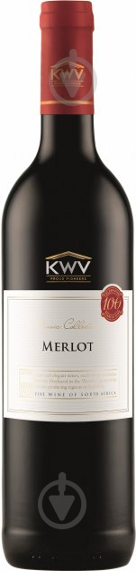 Вино KWV CLASSIC Merlot красное сухое 11-14.5% 0,75 л - фото 1