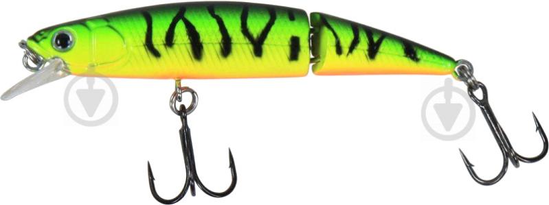 Воблер DAM Effzett Pro-Lite Jointed Minnow 5 г 70 мм firetiger 52593 - фото 1