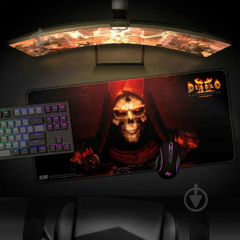 Килимок для миші Blizzard DIABLO 2 - Resurrected Prime Evil XL (FBLMPD2SKELET21XL) - фото 3