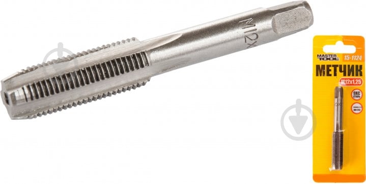 Метчик ручной MasterTool M12x1.25 1 шт. 15-1124 - фото 1