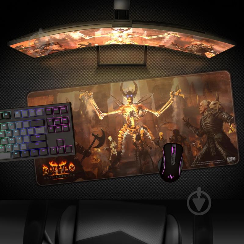Килимок для миші Blizzard DIABLO 2: Resurrected Mephisto XL (FBLMPD2MPHIST21XL) - фото 3 Килимок для миші Blizzard DIABLO 2: Resurrected Mephisto XL (FBLMPD2MPHIST21XL) - фото 3