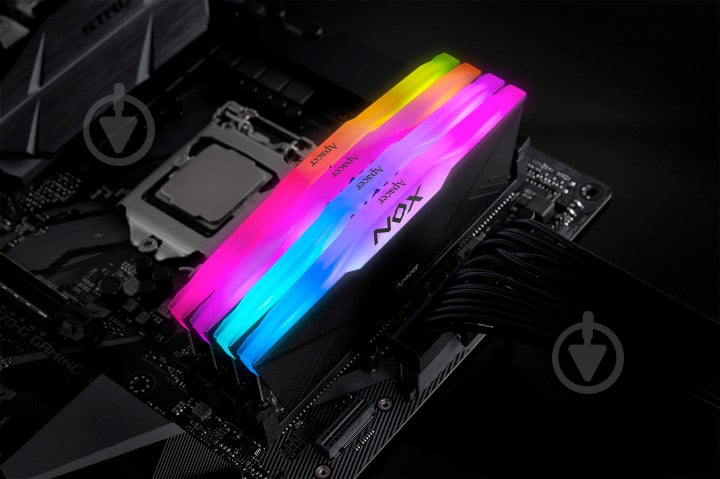 Оперативная память Apacer DDR4 SDRAM 16 GB (1x16GB) 3200 MHz (AH4U16G32C08YNBAA-1) Nox RGB - фото 7