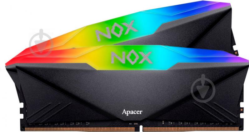 Оперативная память Apacer DDR4 SDRAM 16 GB (2x8GB) 2666 MHz (AH4U16G26C08YNBAA-2) Nox RGB - фото 1