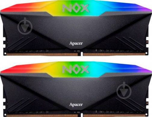 Оперативная память Apacer DDR4 SDRAM 16 GB (2x8GB) 2666 MHz (AH4U16G26C08YNBAA-2) Nox RGB - фото 2