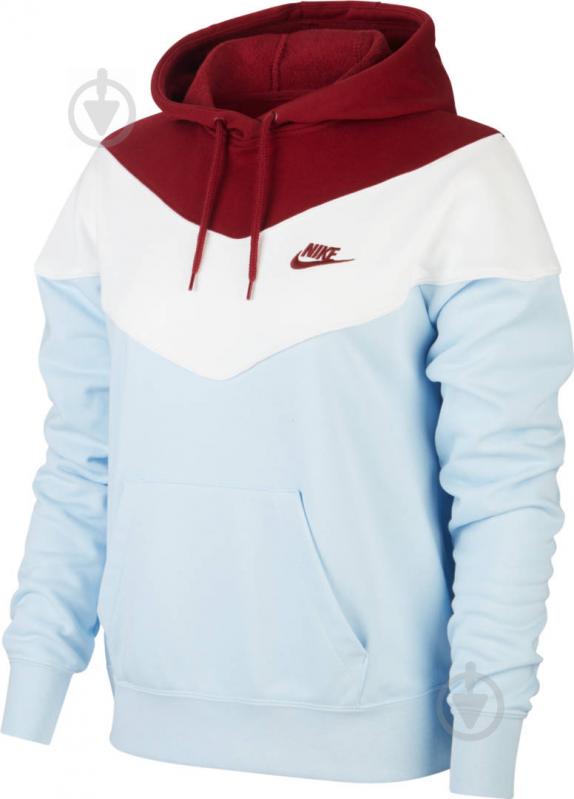 Джемпер Nike W NSW HRTG HOODIE SB BV4956-433 р. L блакитний - фото 1