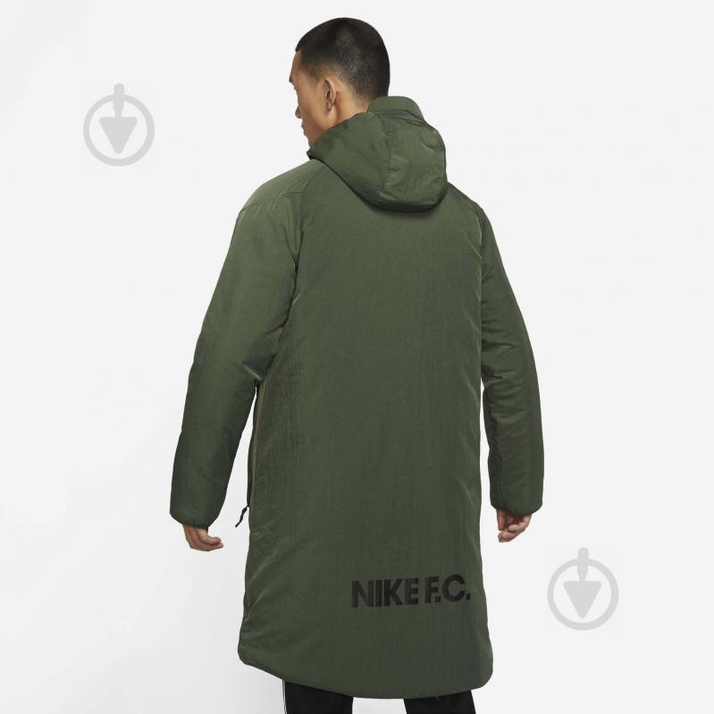 Куртка-парка чоловіча зимова Nike M NK FC LNGR SDLN FILLED JKT DJ0991-335 р.M зелена - фото 2