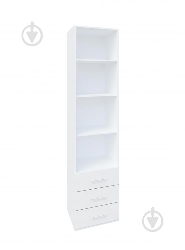 Пенал Світ Меблів Crystal 2250х500х600 мм німфея альба лакований білий - фото 4 Пенал Світ Меблів Crystal 2250х500х600 мм німфея альба лакований білий - фото 4