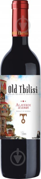 Вино OLD TBILISI Алаверді червоне напівсухе 12.5-13% 0,75 л - фото 1