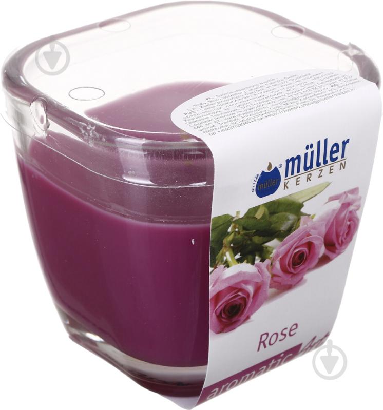 Свеча ароматическая Müller-Kerzen Aroma art роза - фото 1