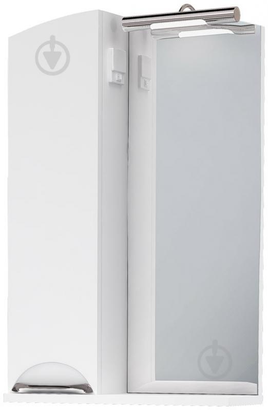Зеркало со шкафчиком Vankor Smart 55*80 шкафчик слева - фото 1 Зеркало со шкафчиком Vankor Smart 55*80 шкафчик слева - фото 1