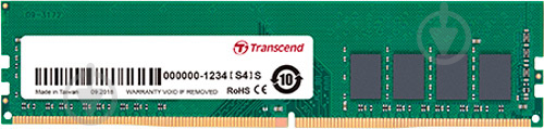 Оперативна пам'ять Transcend DDR4 SDRAM 16 GB (1x16GB) 2666 MHz (JM2666HLE-16G) - фото 1