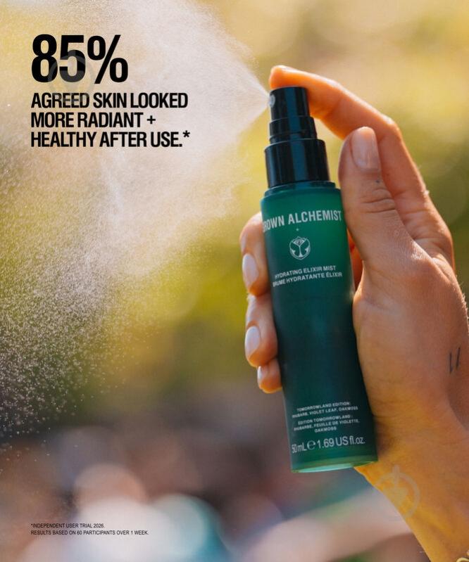 Міст для тіла GROWN ALCHEMIST Tomorrowland Hydrating Elixir Mist 50 мл - фото 3