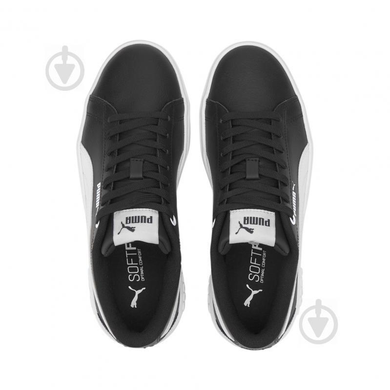 Кроссовки женские зимние Puma PUMA Smash Platform v2 L 37303504 р.36 черные с белым - фото 6