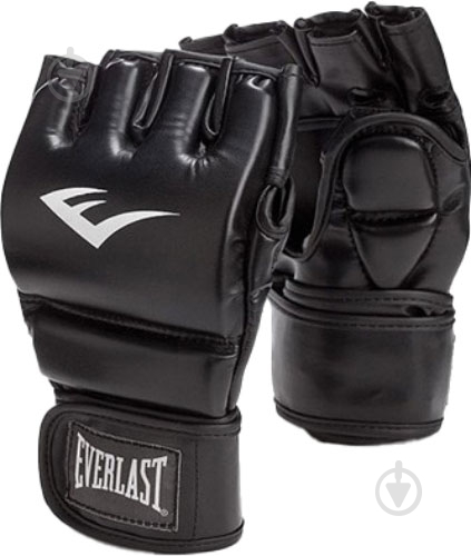 Рукавички для MMA Everlast Grappling Gloves р. S/M 7772 чорний - фото 1