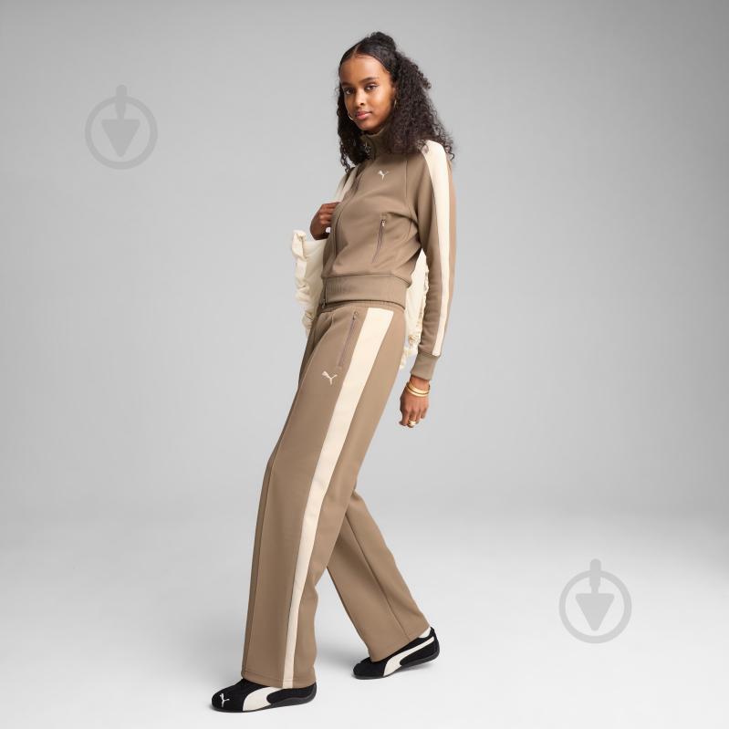 Джемпер Puma T7 ALWAYS ON Short Track Jacket 62979693 р.L коричневий - фото 5 Джемпер Puma T7 ALWAYS ON Short Track Jacket 62979693 р.L коричневий - фото 5