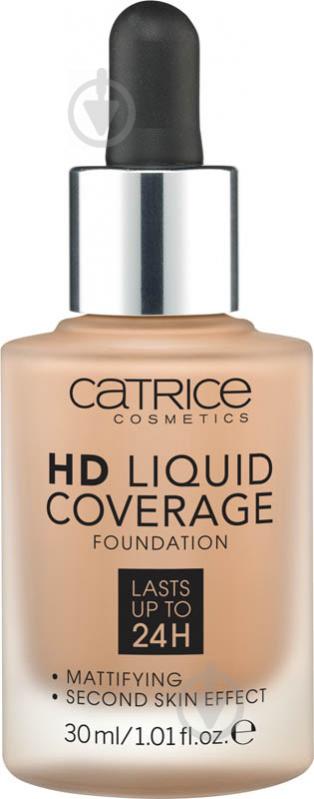 Тональна основа Catrice HD Liquid Coverage Foundation №036 Hazelnut Beige 30 мл - фото 1