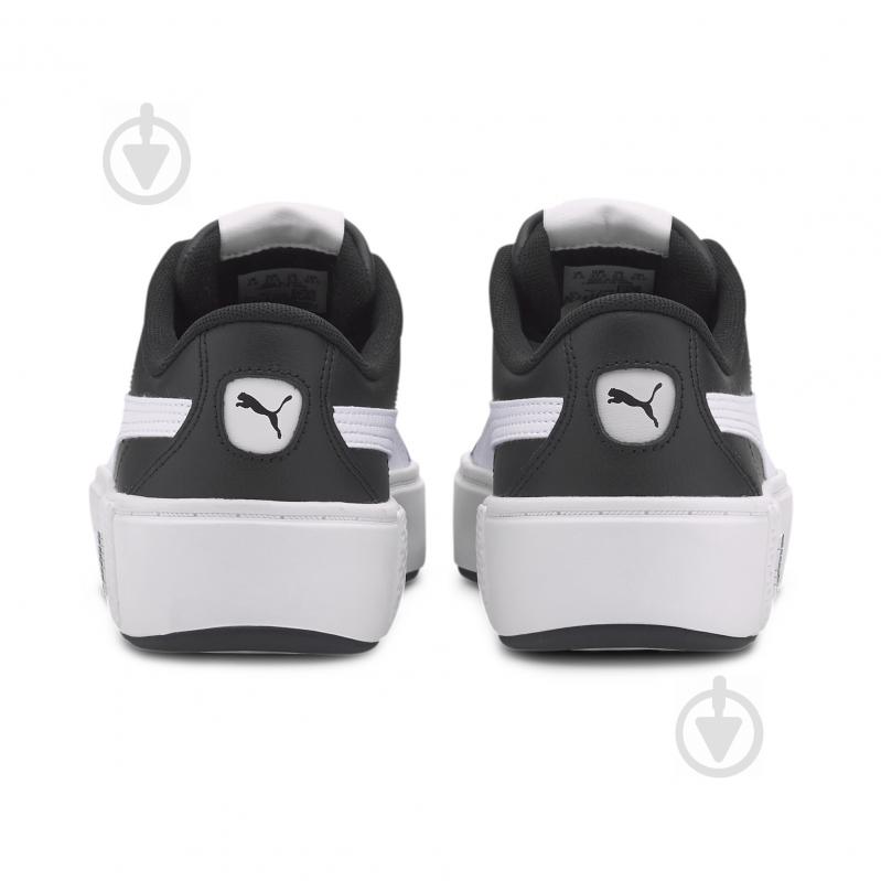 Кросівки жіночі зимові Puma PUMA Smash Platform v2 L 37303504 р.40,5 чорні із білим - фото 3