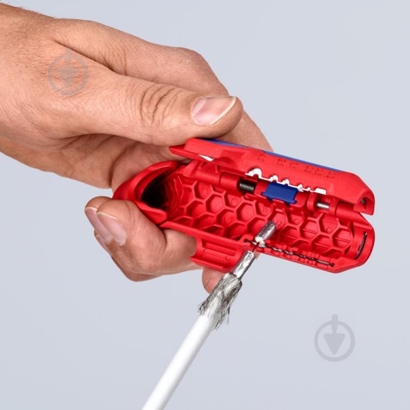 Знімач ізоляції KNIPEX ErgoStrip 16 95 02 SB - фото 4