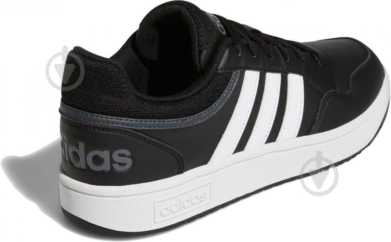 Кроссовки мужские демисезонные Adidas HOOPS 3.0 GY5432 р.40 2/3 черные с белым - фото 4