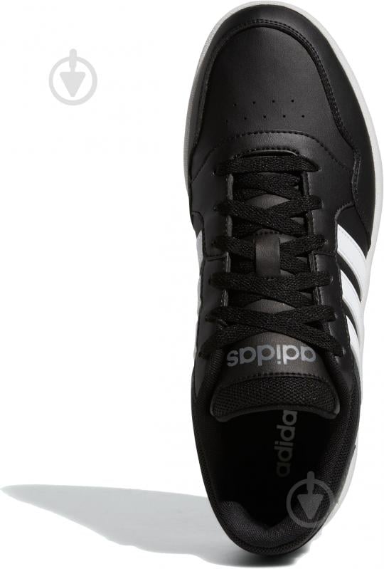 Кроссовки мужские демисезонные Adidas HOOPS 3.0 GY5432 р.40 2/3 черные с белым - фото 7