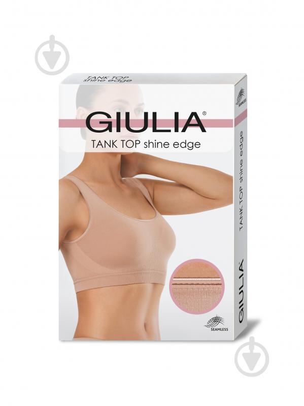 Топ Giulia Tank Top Shine Edge р.S-M белый - фото 1