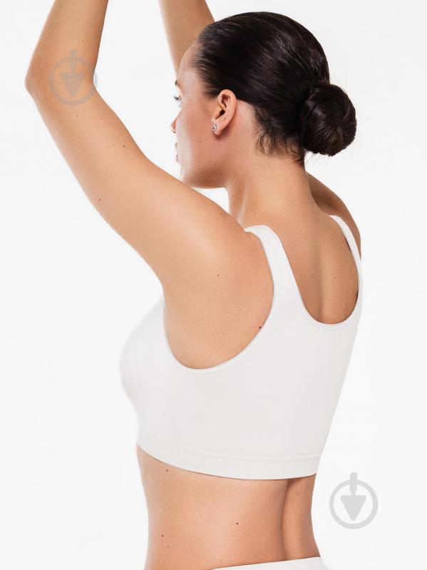 Топ Giulia Tank Top Shine Edge р.S-M белый - фото 3