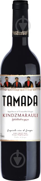 Вино TAMADA Кіндзмараулі червоне напівсолоке 11% 0,75 л - фото 1