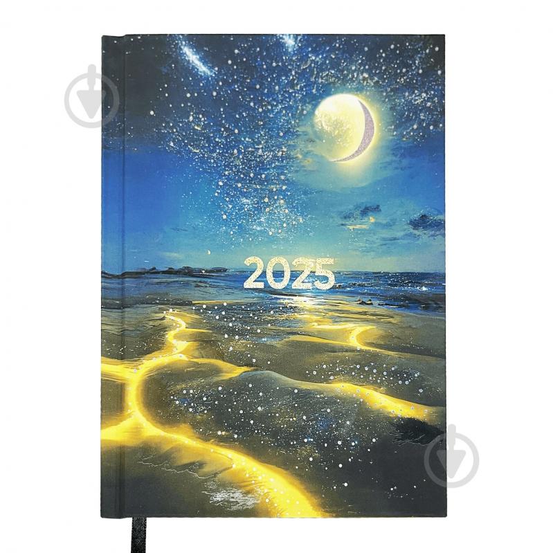 Дневник датированный ONLY синий Buromax A5 2025 синий - фото 1