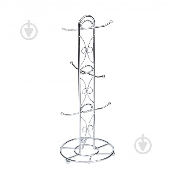 Тримач для 6 чашок метал/хром 15х15х38,5 см 126057 Axentia - фото 1